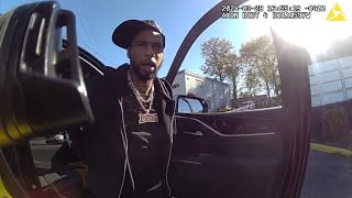 Bodycam: Rapper Key Glock (Young Dolph's cousin) detained after traffic stop turns up guns, w**d