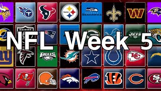 NFL Football Week 5 Predictions 2023
