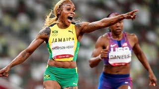 Second Fastest Woman in History Elaine Thompson-Herah Wins 100m Paris Diamond League 2021