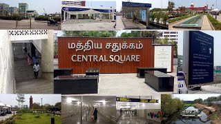 Chennai Central Square, New Subway opened. சென்னை மத்திய சதுக்கம், புதிய சுரங்கப்பாதை திறக்கப்பட்டது