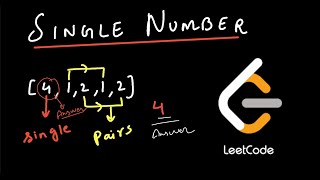 Single Number | LeetCode 136 | Coding Interview Question