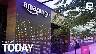 Amazon's first cashierless 'Go' supermarket opens for business | Engadget Today