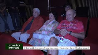 LITOMĚŘICE: V Kině Máj byl slavnostně představen nový životopisný film o Jiřím Krampolov