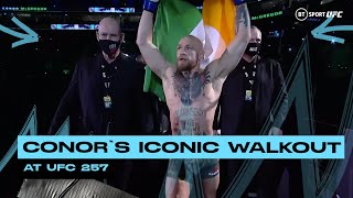 Conor McGregor's iconic walkout at UFC 257