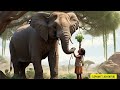 Ellie the Elephant's Adventure | Wildlife Storytime | Short Story for Kids | Trendy Tales & Stories