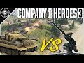 FLAK88 (&TIGER) VS TIGER! - Company of Heroes 3 Pre-Alpha Multiplayer