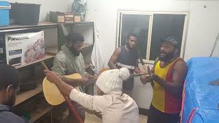 Jasper farm boys practising string band(Western Australia)2023.