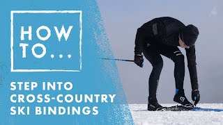 How To Step Into Cross-Country Ski Bindings | Salomon How-To