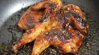 Escape Boring Dinners: Try Pan Seared Cornish Hen with Oyster Glaze