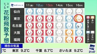 「花粉の予測担当に言うと怒られますけど…」《宇野沢達也 白井ゆかり》