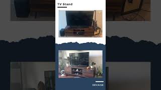 🏡TV Stand for 60 inch TV, Entertainment Center with Storage