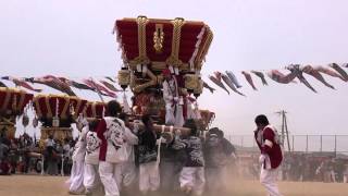 平成24年 淡路だんじり祭り　練り　大久保 鳥井 寺内