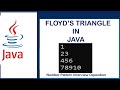 Floyd's Triangle in JAVA