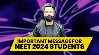 ✅ Important Message For NEET 2024 | Strong MOTIVATION ❤️ | Podcast | Wassim Bhat