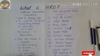 What is NRO?  For General knowledge by Explore books