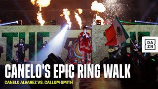 Canelo's Epic Ring Walk Ahead Of Callum Smith Fight