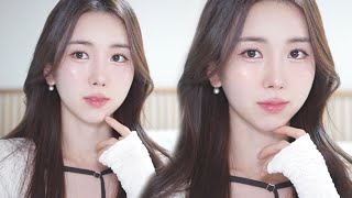 추구미 가득 🫧 반짝이는 진주알 메이크업 GRWM (겨울 베이스 꿀조합, 헤라 블러쉬, 엔젤릭 하이라이터, 여쿨라 딸기우유 립 추천)