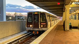 WMATA Alstom 6000 Series on the Green Line at College Park-UMD station