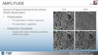 NASA Data Made Easy Workshop: Part 2- Introduction to SAR (GSA Annual Meeting 2021)