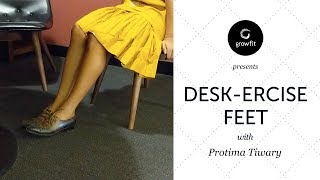 Deskercise with Dumbbells and Drama | Workout At Your Desk | Easy Stretches For The Office