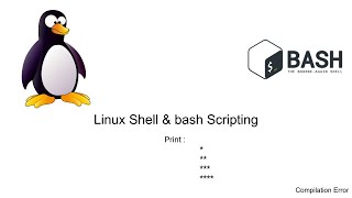 Linux Shell Scripting: problem solving and until || star printing