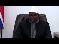 President Adama Barrow's address to the nation on the tragic boat accident involving Gambians