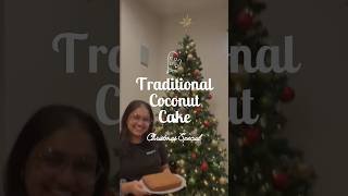 Christmas Special - Traditional Coconut Cake🎄🍰✨ #merrychristmas #theregosisters #ytshort #youtube