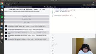 Spinal Tap Case | Intermediate Algorithm Scripting | Free Code Camp