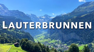 LAUTERBRUNNEN Switzerland | Village Tour and Waterfalls