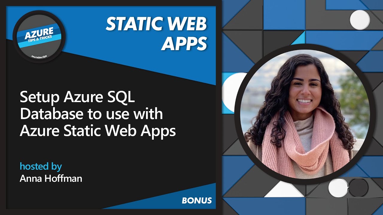 Setup Azure Sql Database To Use With Azure Static Web Apps Setup Azure Sql Database To Use With Azure Static Web Apps