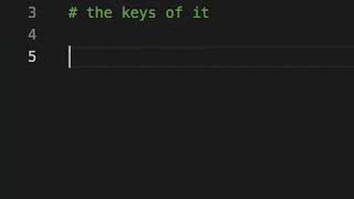 Iterating over a dictionary using "in" in Python returns