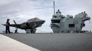 Unleashing the Power: HMS Prince of Wales Takes F-35s to Sea