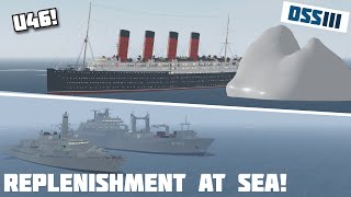 Update 46! LUSITANIA, replenishing at sea!!, NEW warships \u0026 features! Dynamic Ship Simulator 3