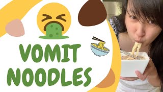 How to make VOMIT NOODLES recipe #SHORTS