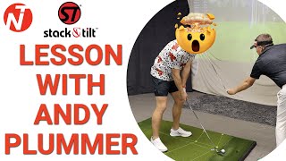 ANDY PLUMMER GAVE ME A GOLF LESSON! | GOLF TIPS | LESSON 238