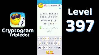 Cryptogram Tripledot Level 397 Answer | SolutionGuruji
