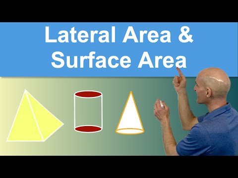 Whats the difference between lateral and surface area?