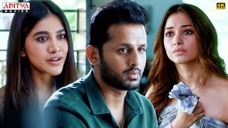 Tamannaah ने Nithin को पूरी तरह बर्बाद कर दिया😰| Maestro Hindi Dubbed Movie Scenes | Aditya Movies