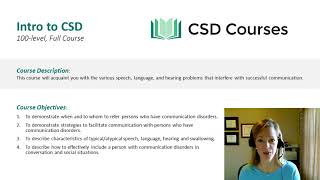 100 Intro to CSD