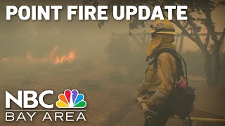 Evacuation orders issued as Point Fire in Sonoma County surpasses 1,000 acres