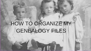 How to Organize Genealogy File system