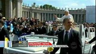 Pope's butler sentenced to 18 months