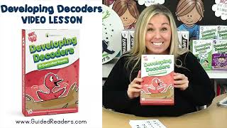Making & Decoding Words: Developing Decoders Set 10 Lesson