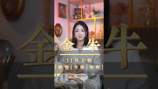 金牛座，11月上旬，感情瓶頸分析！#星座  #複合  #戀愛  #感情  #金牛座