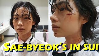 Sae-byeok in a Suit