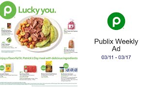 Publix Weekly Ad 03/11 - 03/17