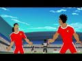 supa strikas linda partida episódio completo desenhos animados de futebol