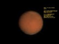 ♫ 火星大接近 目前！ mars valles marineris 2018年7月17日 　zwo 290mc