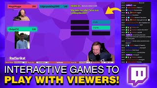 Interactive Twitch Games to Play with Viewers in your Stream