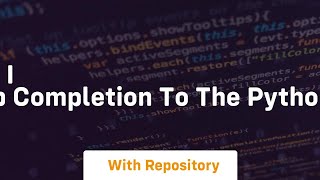 How do I add tab completion to the Python shell